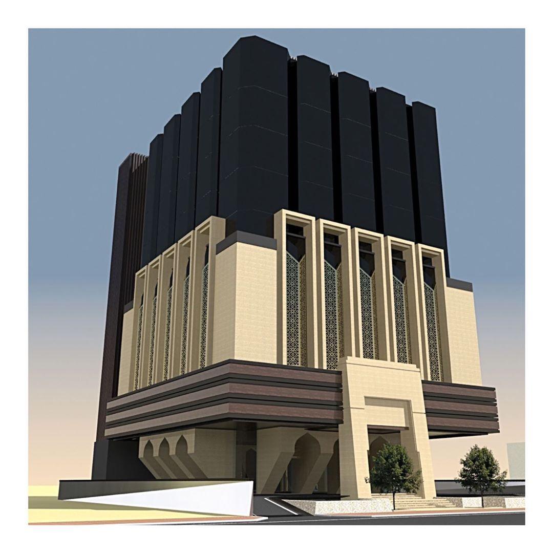 Exterior Design of Business Tower - Muscat - Oman