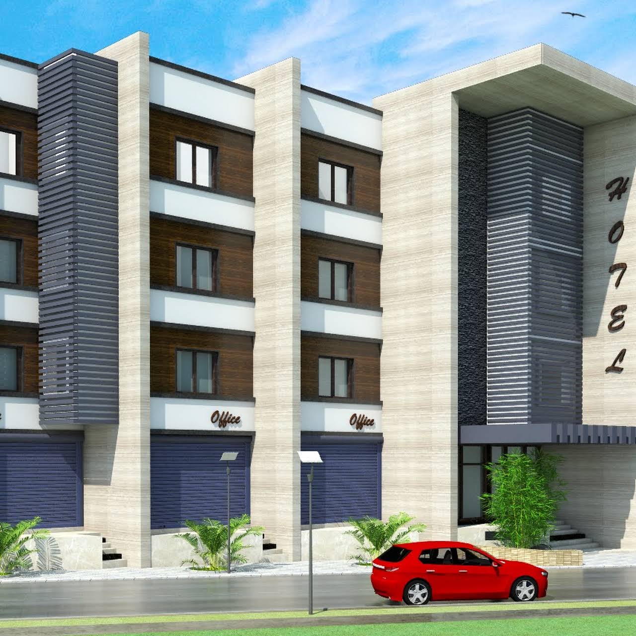 Exterior View of Hotel
