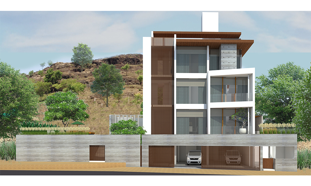 Exterior View of Residential Building