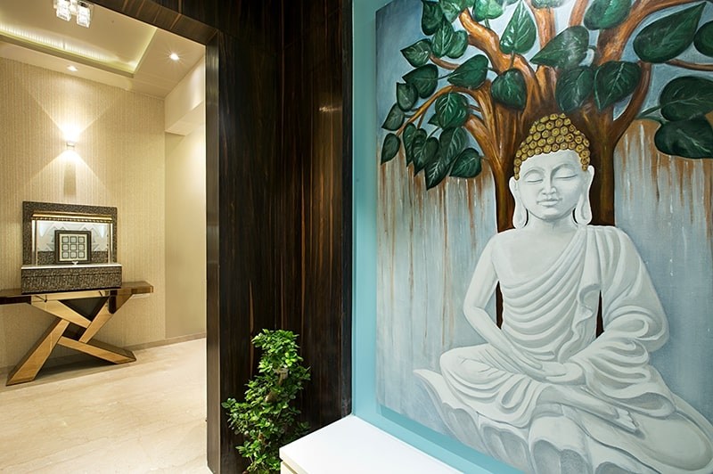 Feature Wall in Entrance Area comprises
