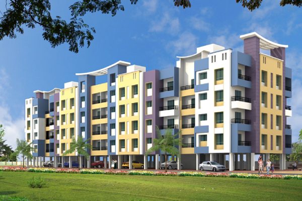 Architecture Design of Green-Woods Residential Apartment