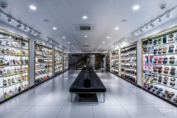 Interior Design of Shoe Mart at Satara