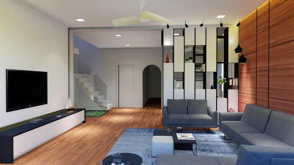 Living Room Interior Design, Chopda, Jalgaon