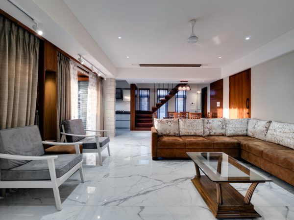 Living Room Interior Design (Mayur Colony, Pune)