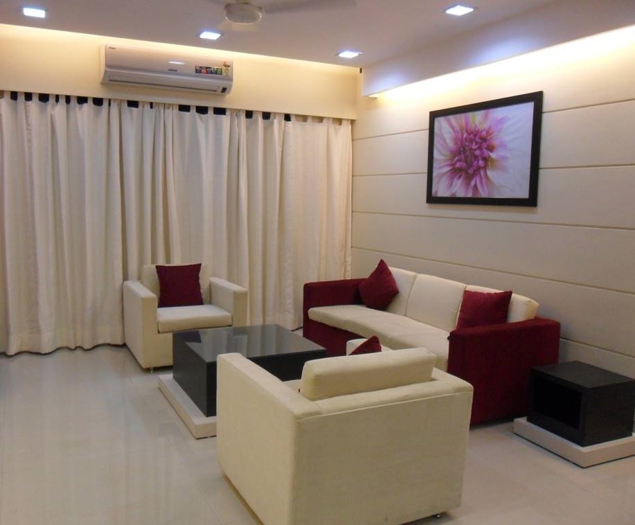 Living Room Comprising Square Armed Sofa Set