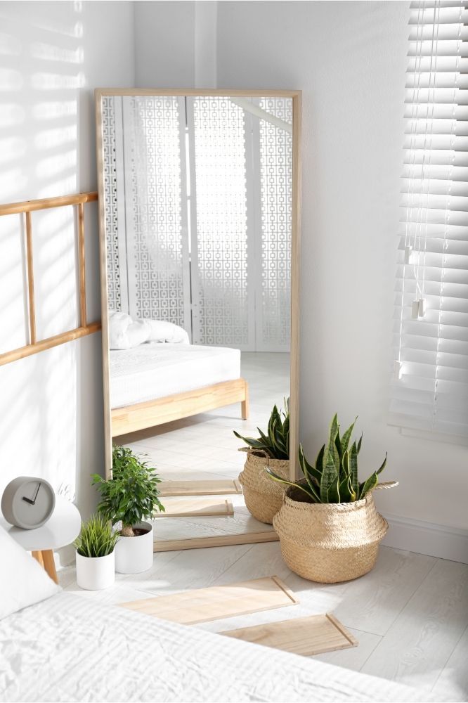Mirror and White Colour