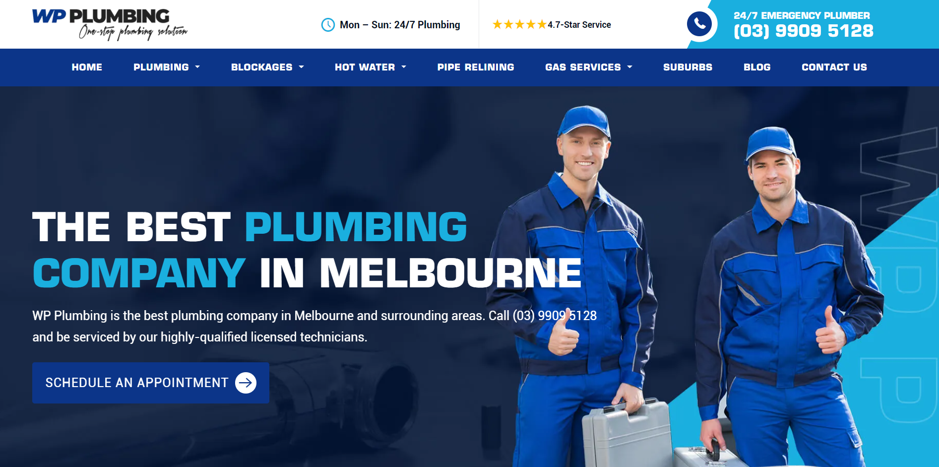 SEO Optimized Plumbing Website