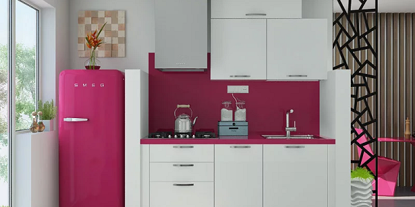 Straight Kitchen Interior Design