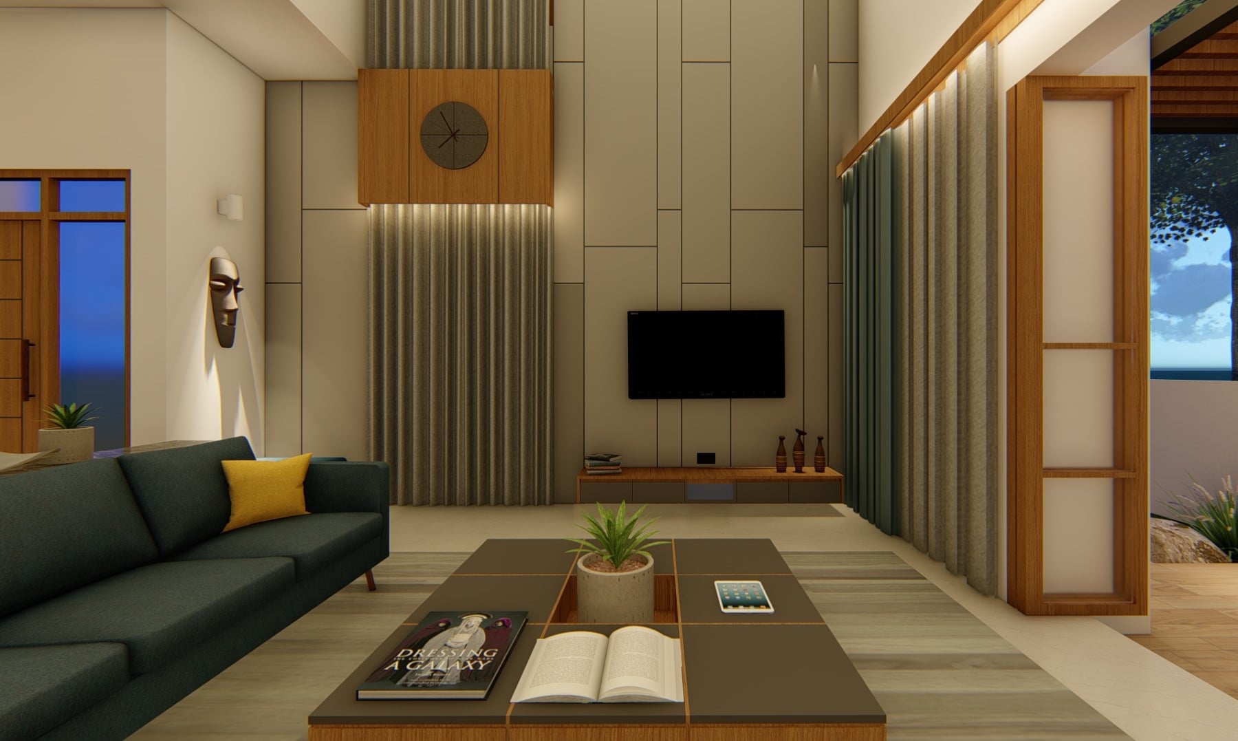 T. V. Unit Interior Design
