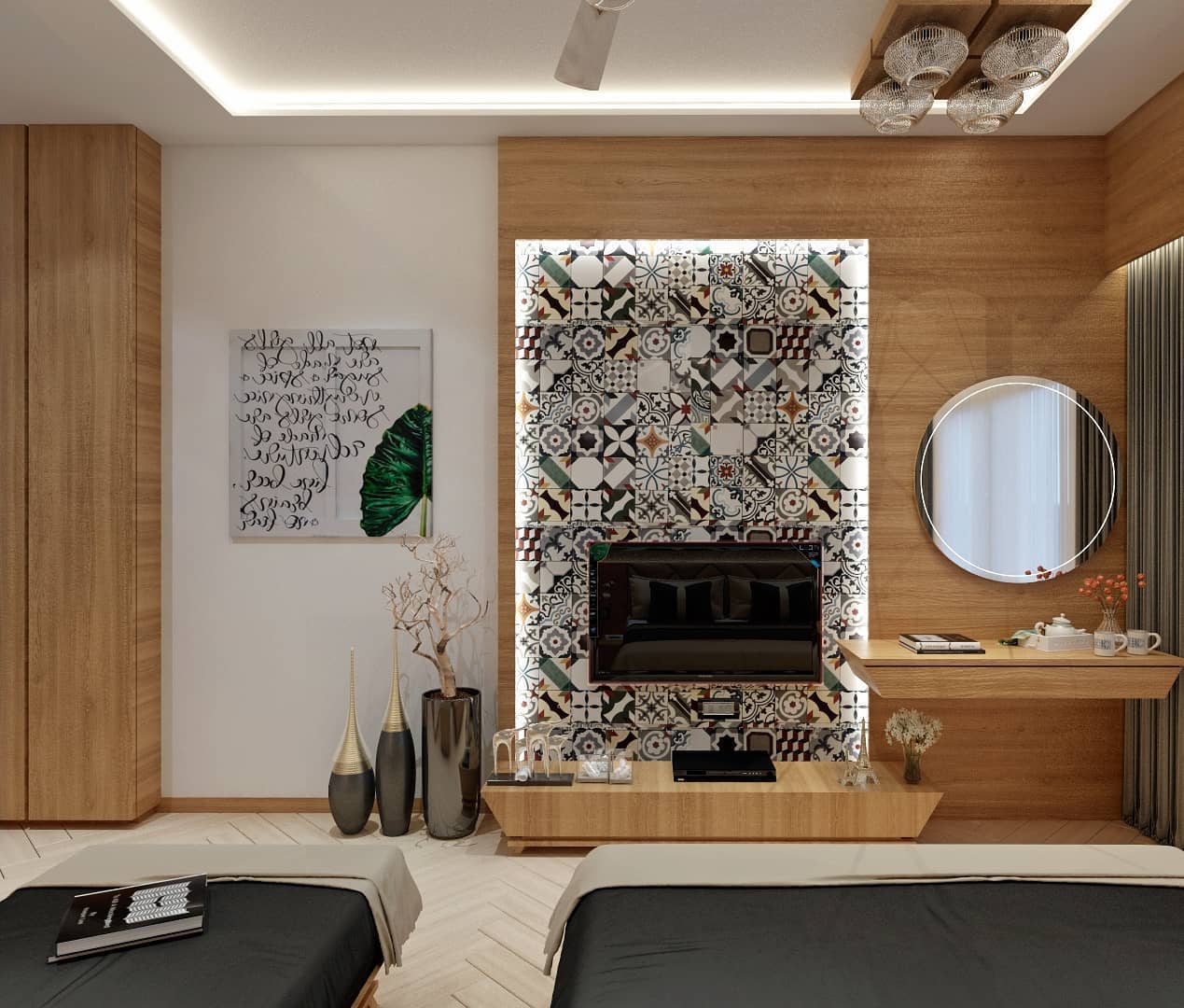 T. V. Unit Interior Design