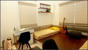 Teens Bedroom with Bed