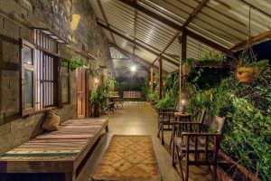 The Traditional Rustic Style Residence has a Beautiful Verandah