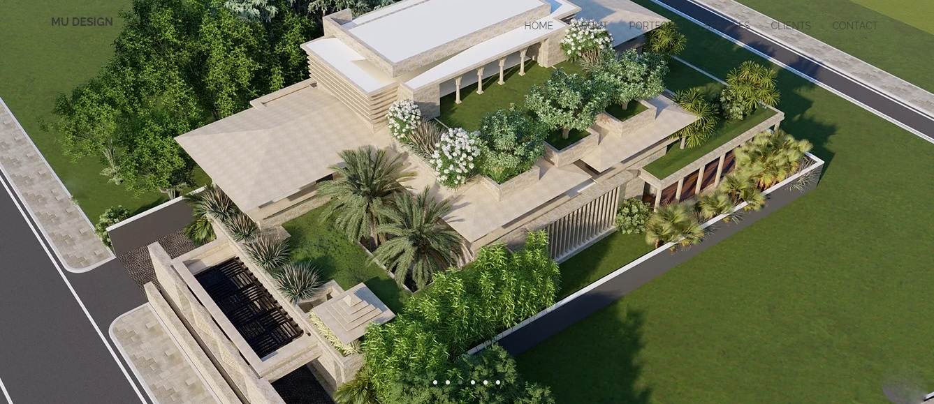 Top view of House with Terrace Garden & Home Landscaping