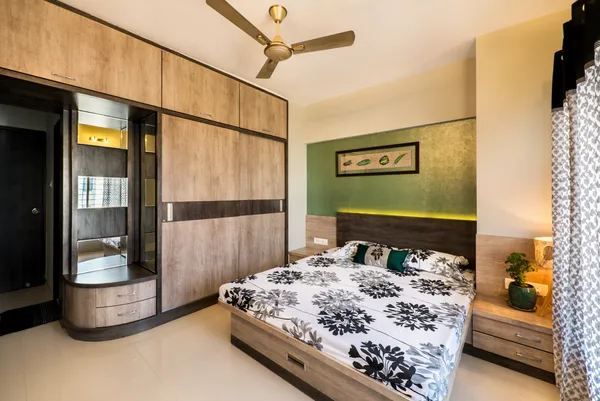 Master Bedroom Interior Design, (Lohegoan, Pune)