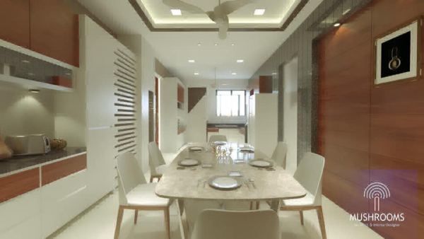 Dinning Room Interior Design - Adajan, Surat