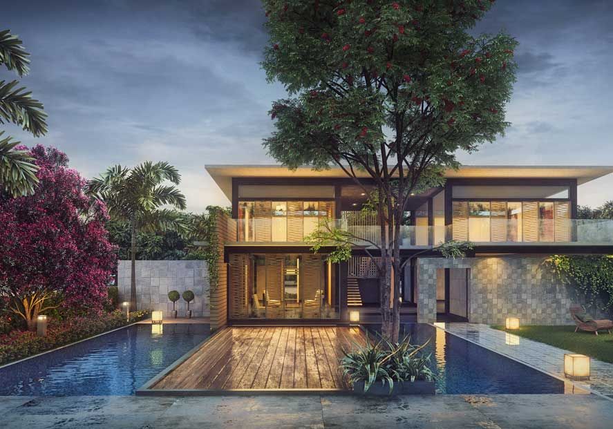 Exterior Design of Residence