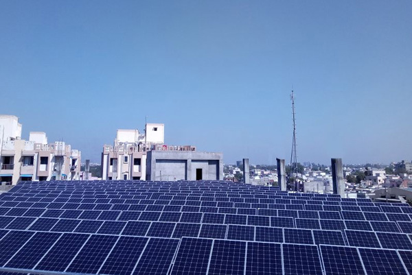 150 KW Roof Top Grid Tied Solar Power Plant - Infinium Motors PVT. LTD. Mehsana