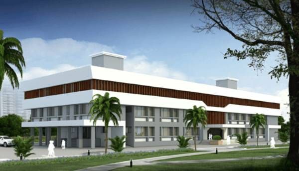 Exterior View of Institutional Project