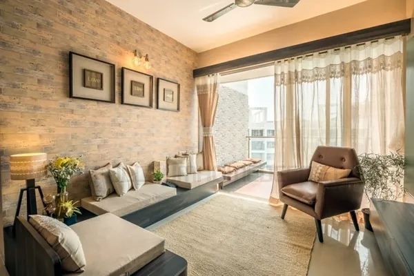 Living Room Interior Design (Ravet, Pune)