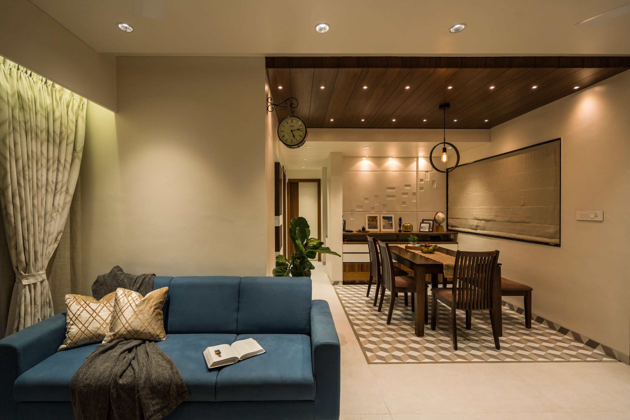 Living and dining area
