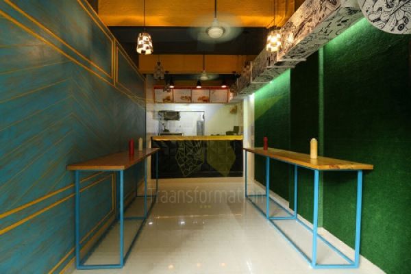 The Appetite Momos Food Shop Interior, Kanjurmarg
