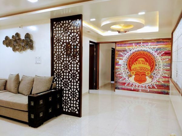 Mr. Sangram, (Entrance Door Interior Design, (Nanded City, Pune) - 01