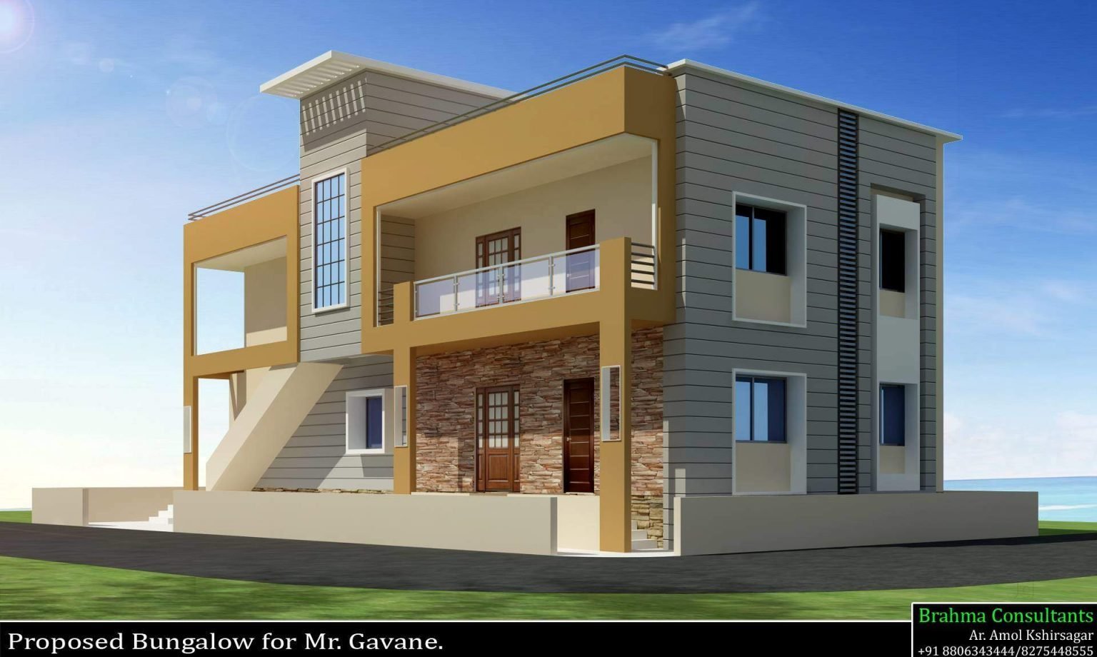 Architectural  Design of Bungalow