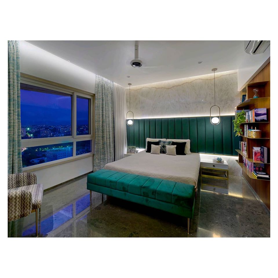 Contemporary Styled Bedroom with Wooden Double Bed with Storage below - 2