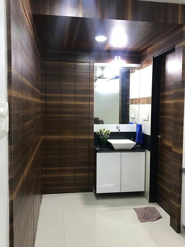 Contemporary styled Wash Basin Area comprising Table Top