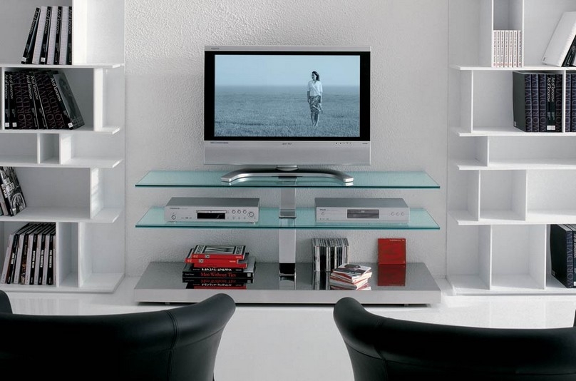 Glass TV Unit