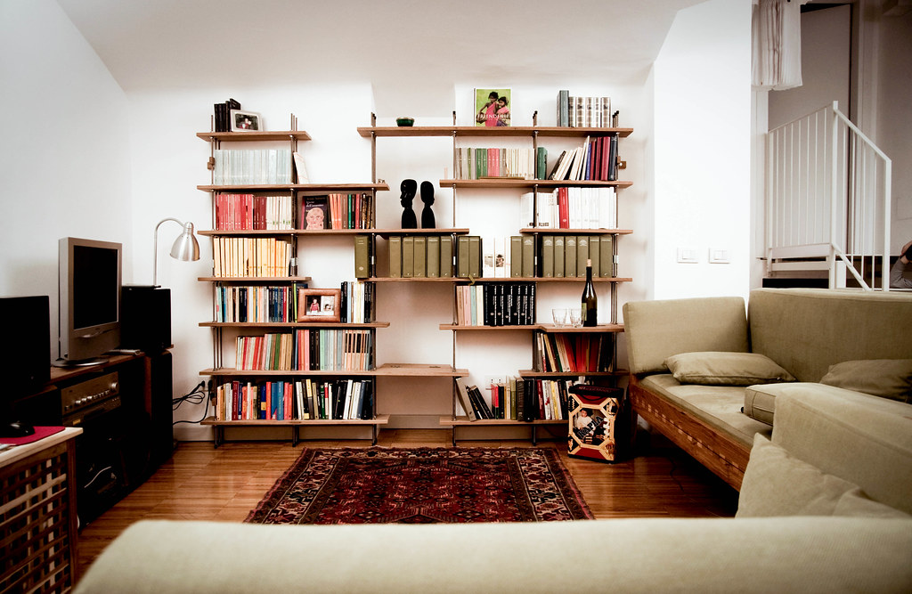Living Room Bookshelf Idea