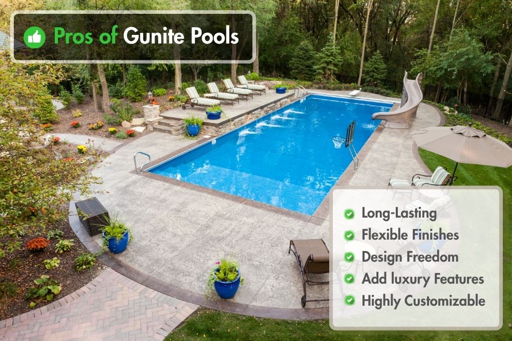 Pros of Gunite Pools