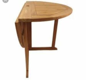 Wooden Foldable Round Table - 1