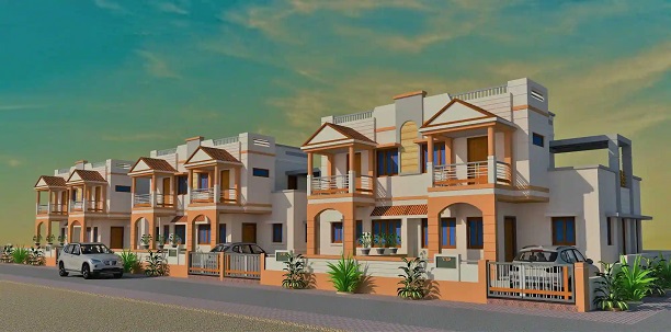 Architectural Design For Row House