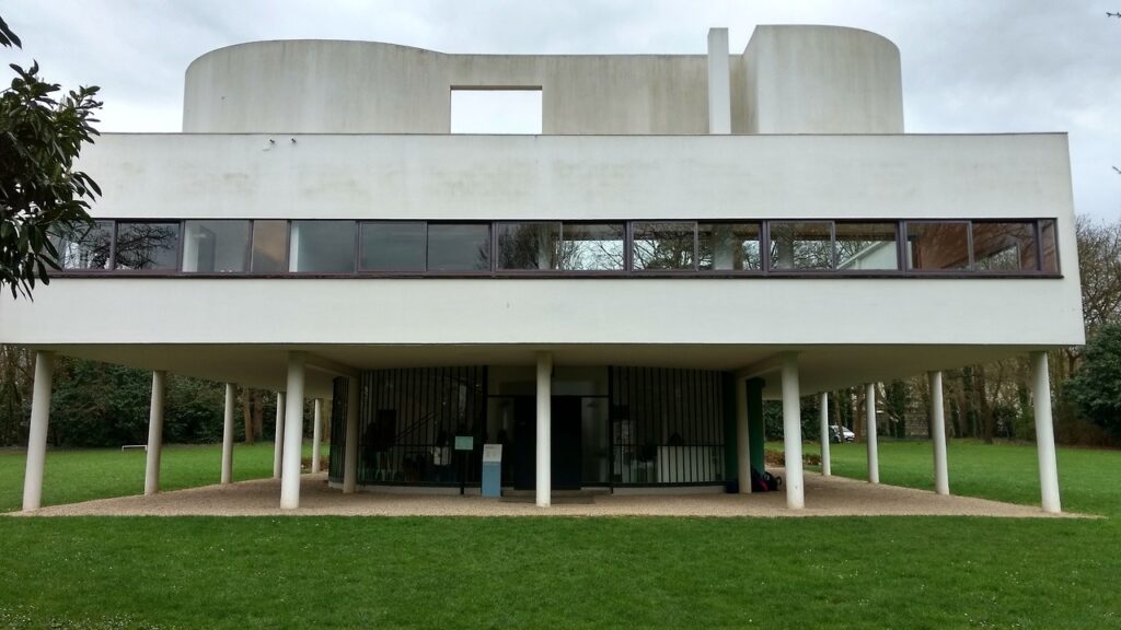 Front View of Villa Savoye