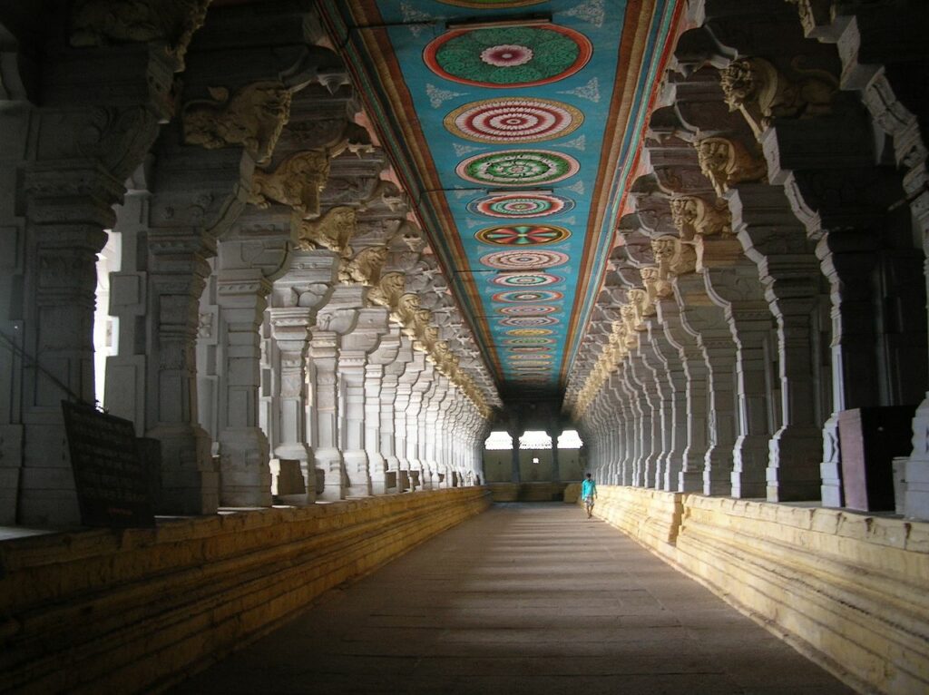 Interior view of Temple