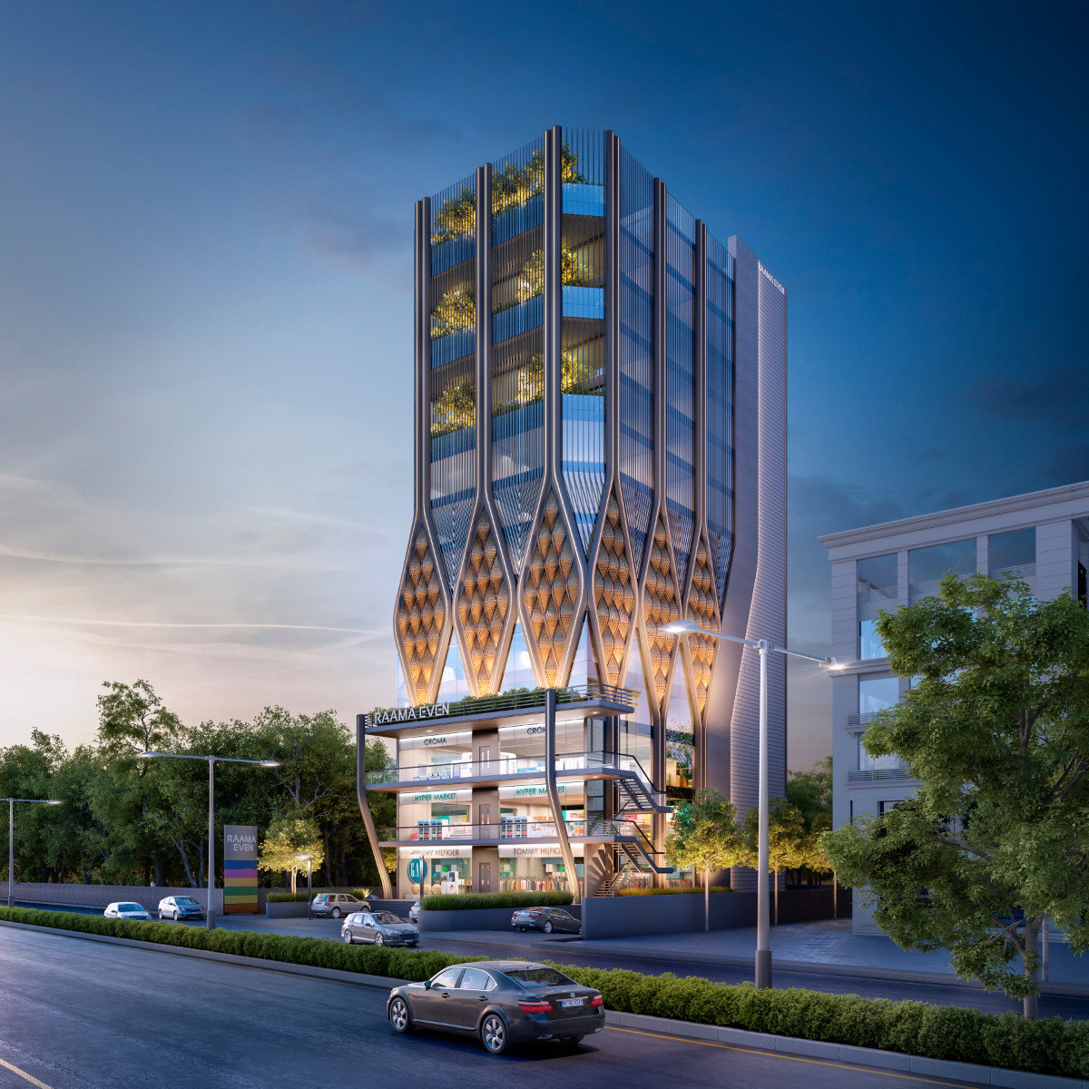 Architectural Design of Commercial Building