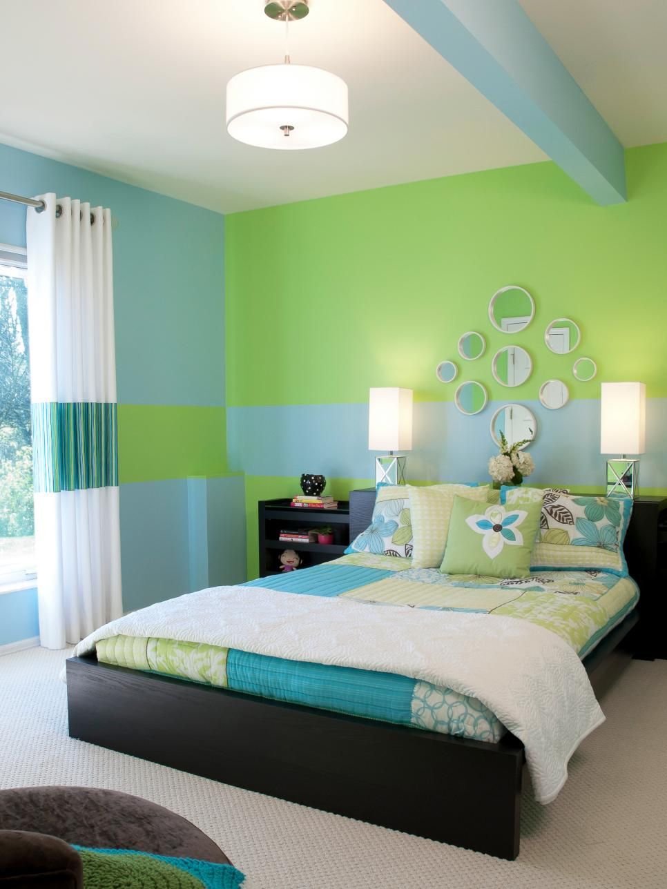 Blue and Green Colour Combo