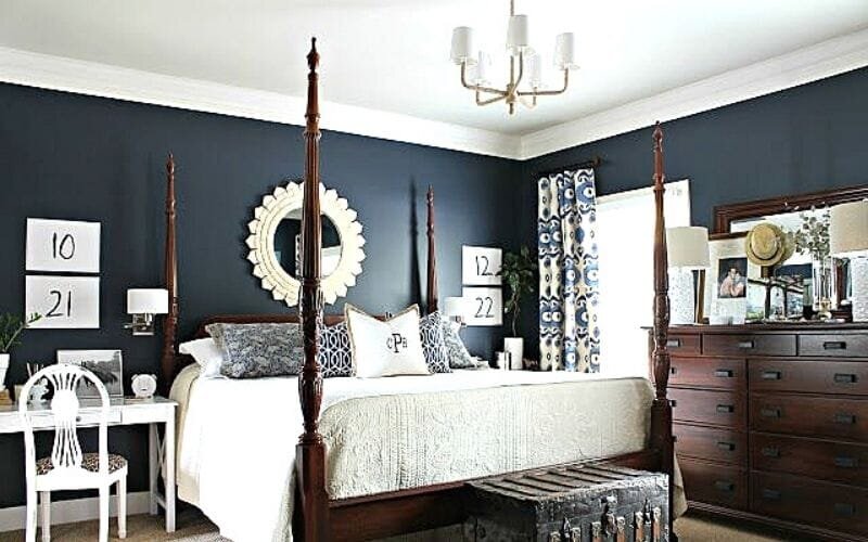 Blue and Sandstone Colour Combo
