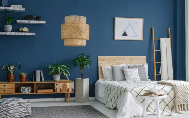 Light Sapphire and Blonde Wood Combo