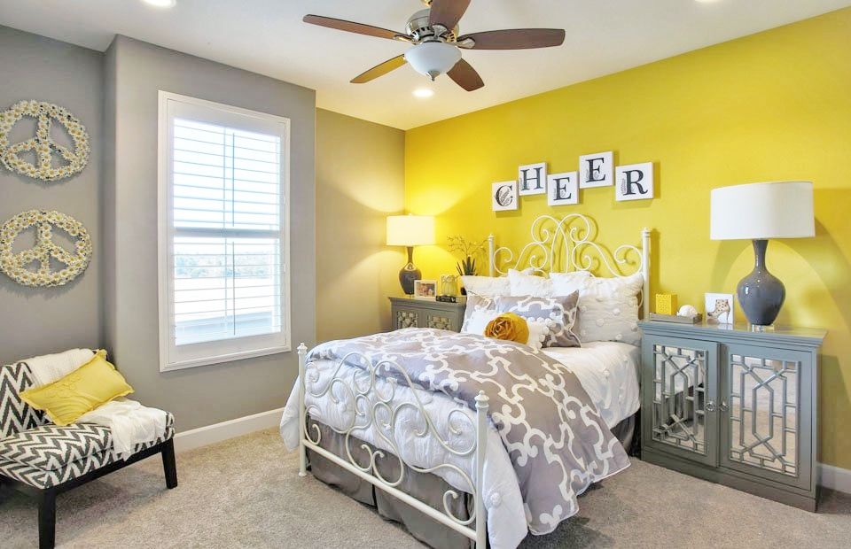 Pastel Grey and Yellow Colour Combo