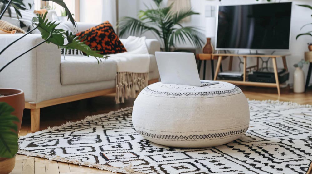 Put Pouf for Small Apartment Décor