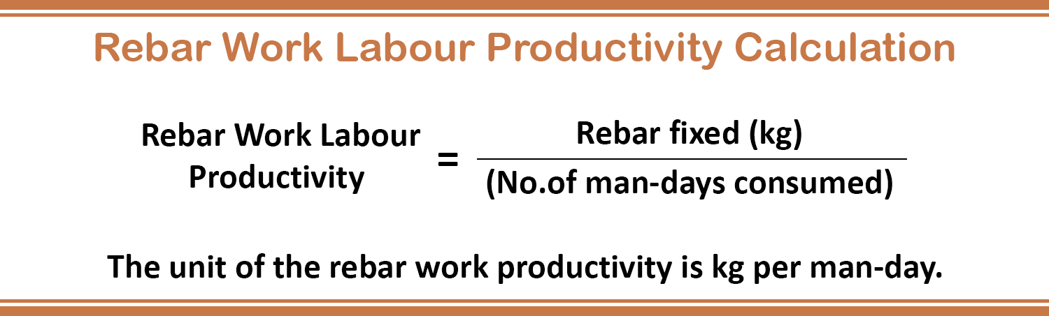 Rebar Work Labour Productivity Calculation Rebar Work Labour Productivity Calculation