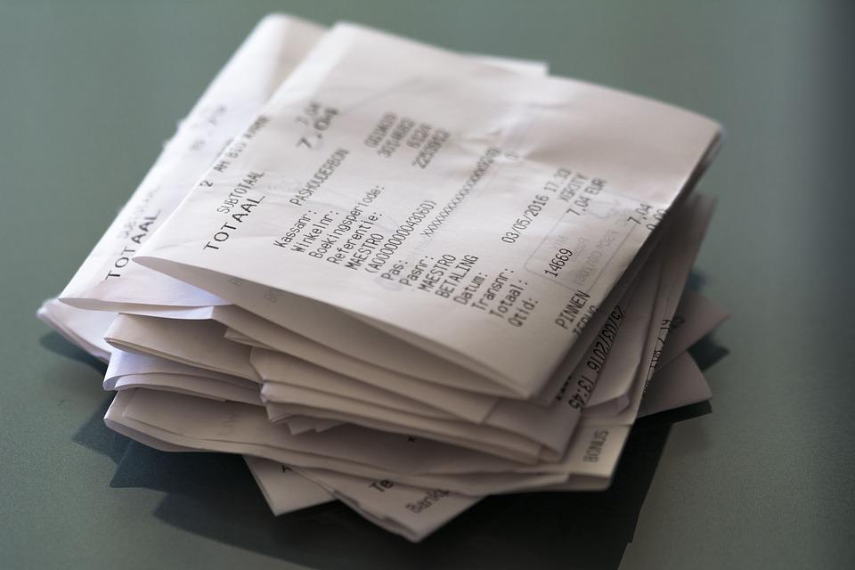 Receipts and Menus