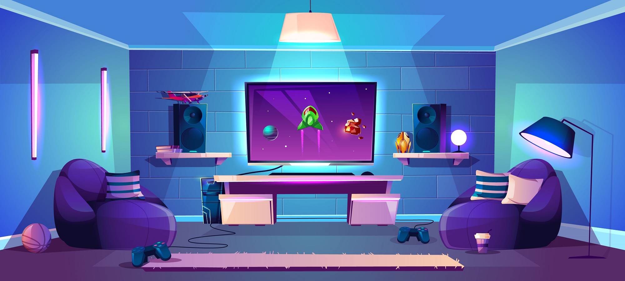 Seating Area in Game Room