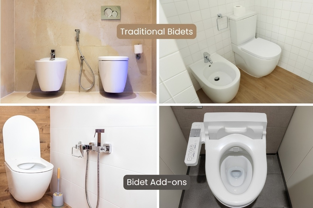 Types of Bidets