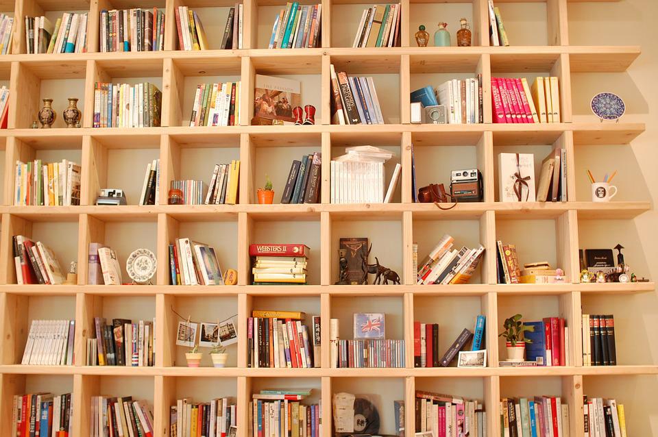 Wooden Open Bookshelves Wooden Open Bookshelves