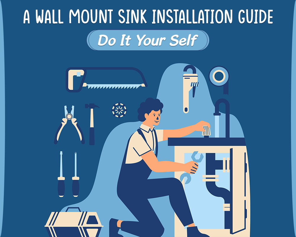 A Wall Mount Sink Installation
