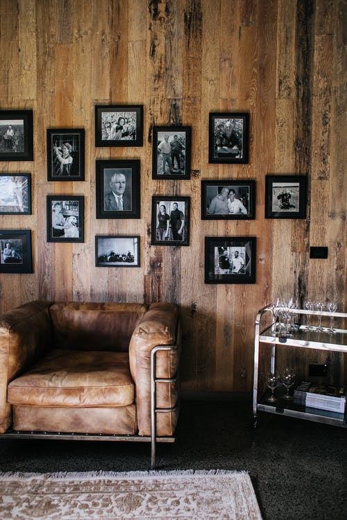 Black and White Photos Arrangement