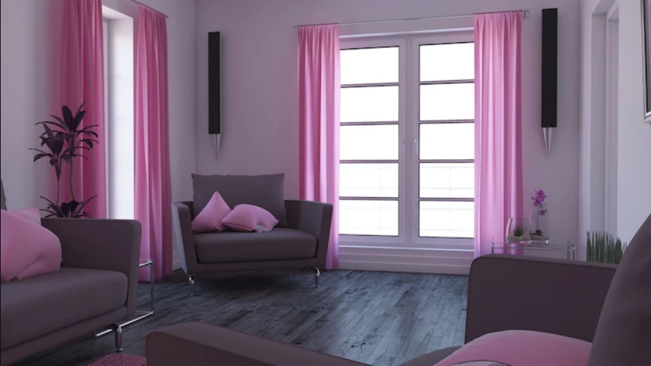 Strong contrast window treatment